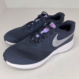 Nike Youth AQ3542-406 Navy  Runner 2.0 Mesh Low Top Size 5Y Running Shoes